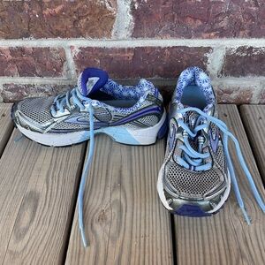 Ladies Brooke Ravenna 3 Blue Purple Running Shoes Size 6.5 Medium Width